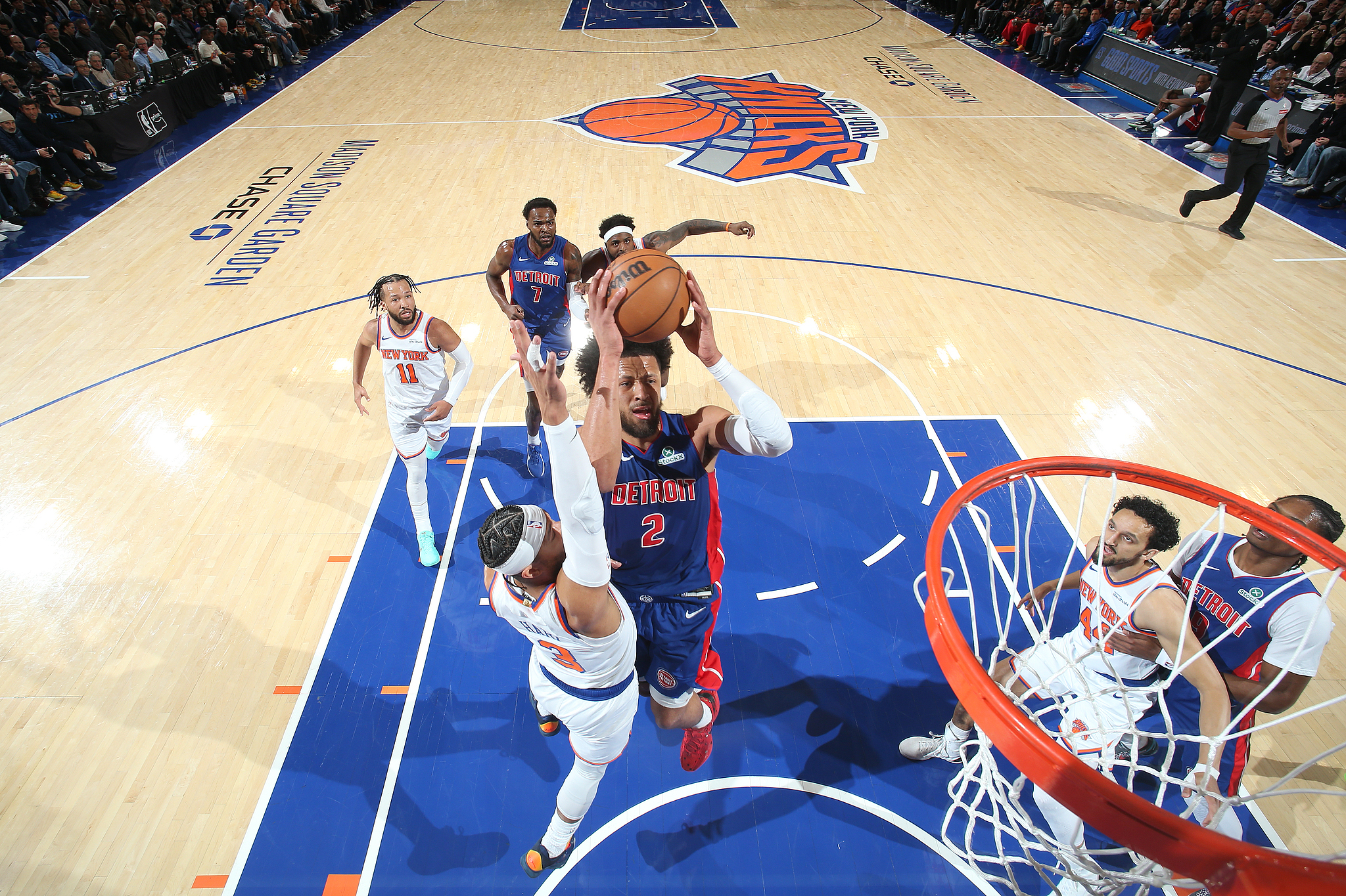 MK体育官网-坎宁安42+13布伦森33+8 活塞轻取尼克斯4连胜